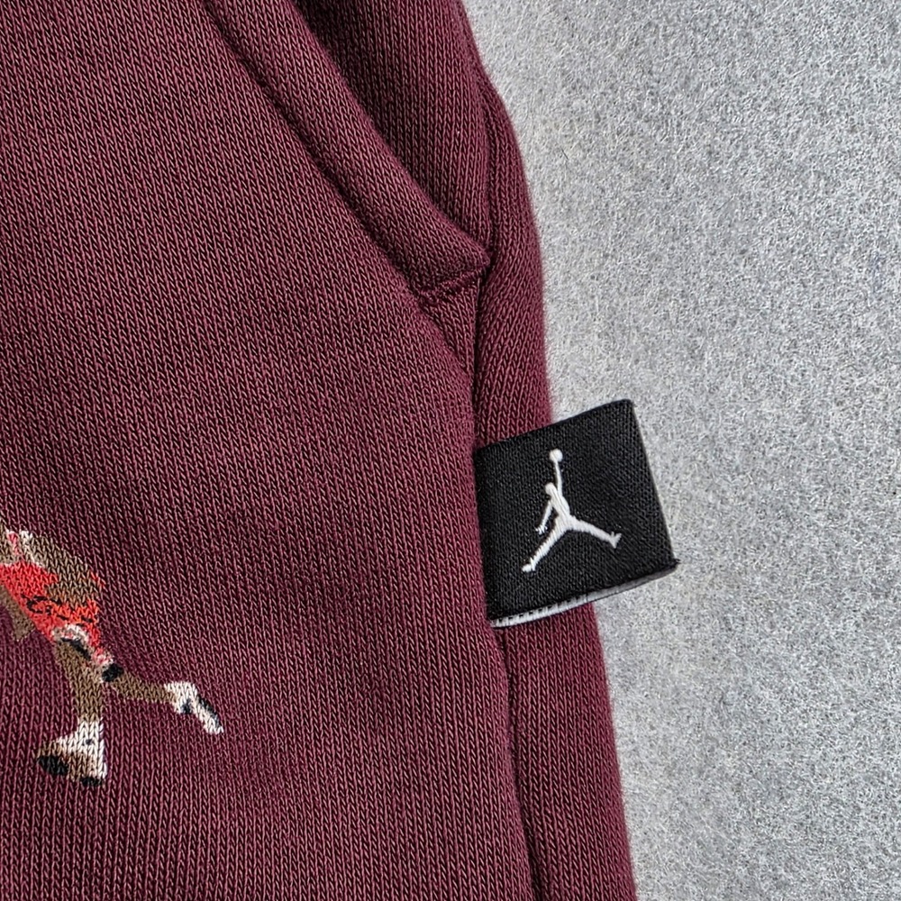 Jordan Brand Michael Jordan sweatsuit Embroidered Hoodie Maroon XXL DA4661-620 - Picture 13 of 16